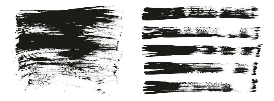 Flat Fan Brush Thin Long Background &amp; Straight Lines Mix High Detail Abstract イラスト素材