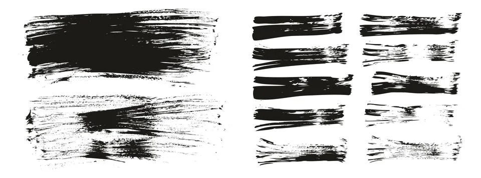 Flat Fan Brush Thin Long Background &amp; Straight Lines Mix High Detail Abstract 库存插图