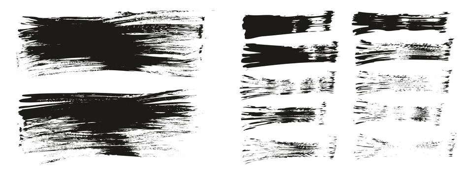 Flat Fan Brush Thin Long Background &amp; Straight Lines Mix High Detail Abstract Stockillustratie
