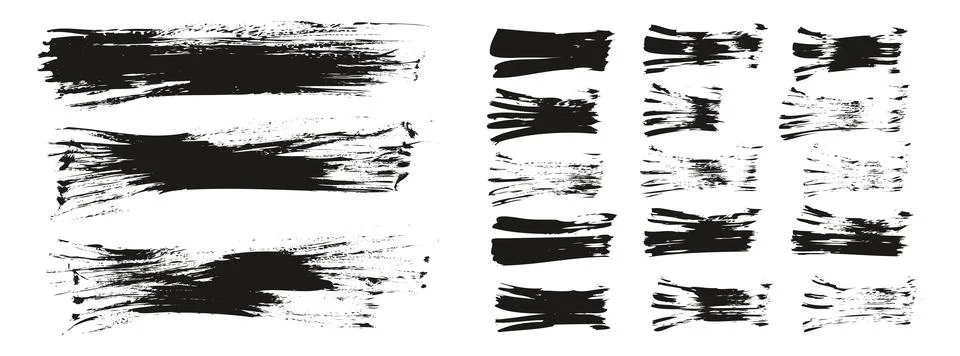 Flat Fan Brush Thin Long Background &amp; Straight Lines Mix High Detail Abstract Stock Illustration