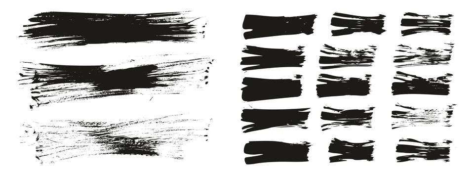Flat Fan Brush Thin Long Background &amp; Straight Lines Mix High Detail Abstract Stock Illustration