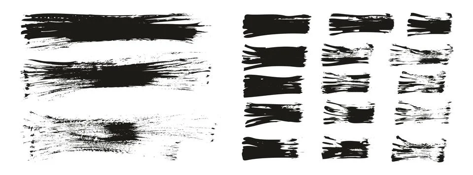 Flat Fan Brush Thin Long Background &amp; Straight Lines Mix High Detail Abstract Stock Illustration