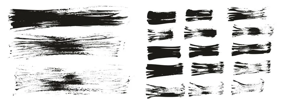 Flat Fan Brush Thin Long Background &amp; Straight Lines Mix High Detail Abstract イラスト素材