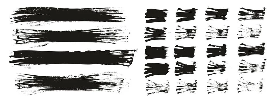 Flat Fan Brush Thin Long Background &amp; Straight Lines Mix High Detail Abstract イラスト素材