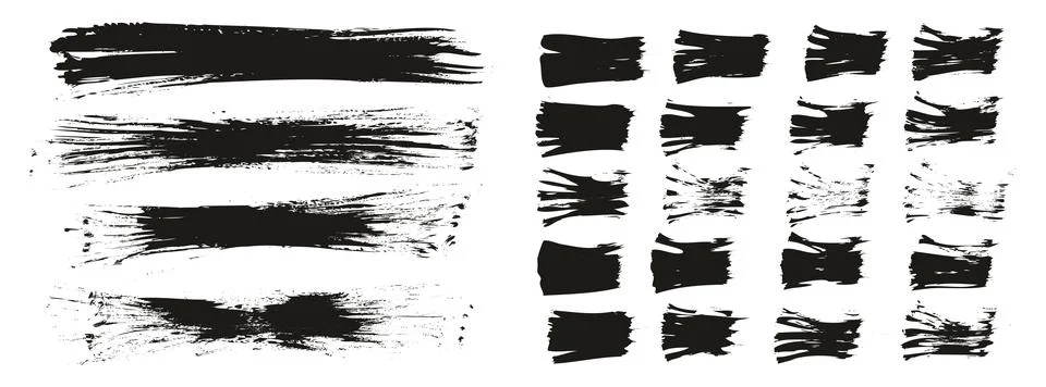 Flat Fan Brush Thin Long Background &amp; Straight Lines Mix High Detail Abstract Stock Illustration