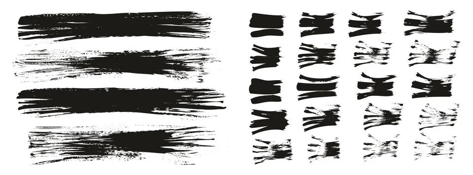 Flat Fan Brush Thin Long Background &amp; Straight Lines Mix High Detail Abstract イラスト素材