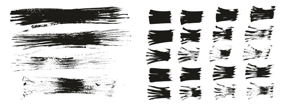 Flat Fan Brush Thin Long Background &amp; Straight Lines Mix High Detail Abstract イラスト素材