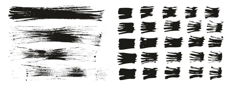 Flat Fan Brush Thin Long Background &amp; Straight Lines Mix High Detail Abstract イラスト素材