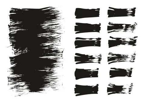 Flat Fan Brush Thin Long Background &amp; Straight Lines Mix High Detail Abstract Stock Illustration