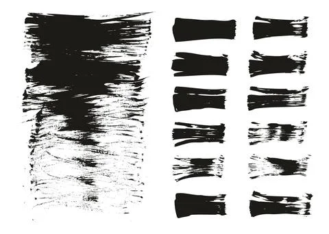 Flat Fan Brush Thin Long Background &amp; Straight Lines Mix High Detail Abstract 库存插图