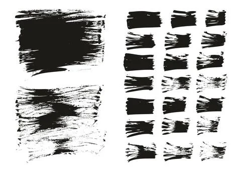 Flat Fan Brush Thin Long Background &amp; Straight Lines Mix High Detail Abstract Stock Illustration