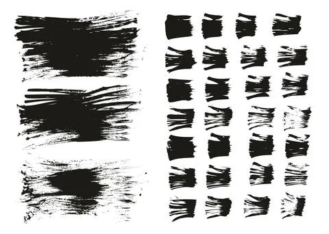 Flat Fan Brush Thin Long Background &amp; Straight Lines Mix High Detail Abstract Illustrazione stock