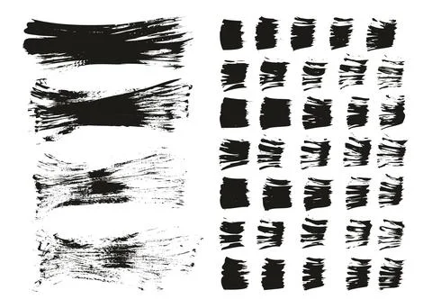 Flat Fan Brush Thin Long Background &amp; Straight Lines Mix High Detail Abstract 스톡 일러스트