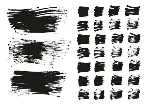 Flat Fan Brush Thin Long Background &amp; Straight Lines Mix High Detail Abstract Stock Illustration