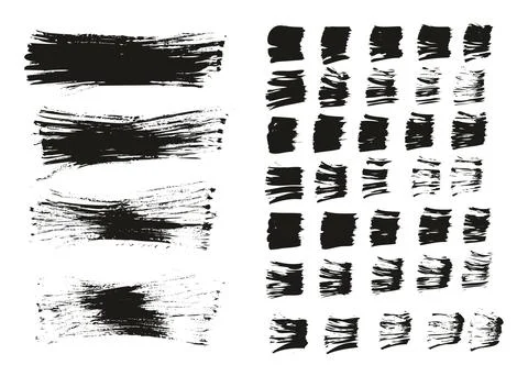 Flat Fan Brush Thin Long Background &amp; Straight Lines Mix High Detail Abstract Stock Illustration