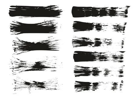 Flat Fan Brush Thin Long Background &amp; Straight Lines Mix High Detail Abstract Stockillustratie