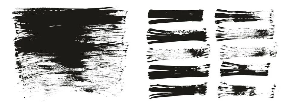 Flat Fan Brush Thin Long Background &amp; Straight Lines Mix High Detail Abstract 库存插图