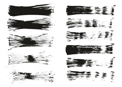 Flat Fan Brush Thin Long Background &amp; Straight Lines Mix High Detail Abstract Stock Illustration