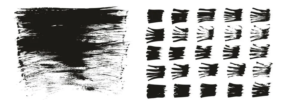 Flat Fan Brush Thin Long Background &amp; Straight Lines Mix High Detail Abstract Stock Illustration