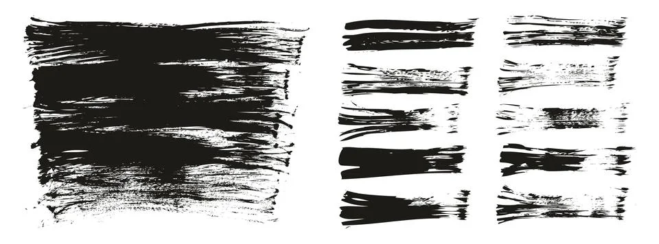 Flat Fan Brush Thin Long Background &amp; Straight Lines Mix High Detail Abstract Stock Illustration