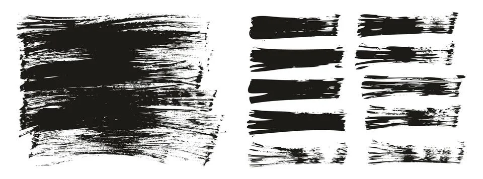 Flat Fan Brush Thin Long Background &amp; Straight Lines Mix High Detail Abstract Stock Illustration