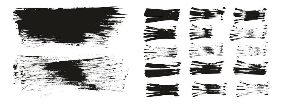 Flat Fan Brush Thin Long Background &amp; Straight Lines Mix High Detail Abstract Stockillustratie