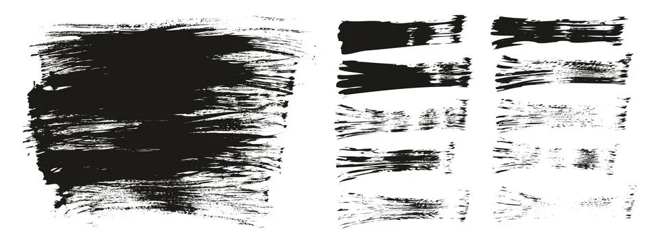 Flat Fan Brush Thin Long Background &amp; Straight Lines Mix High Detail Abstract Stock Illustration