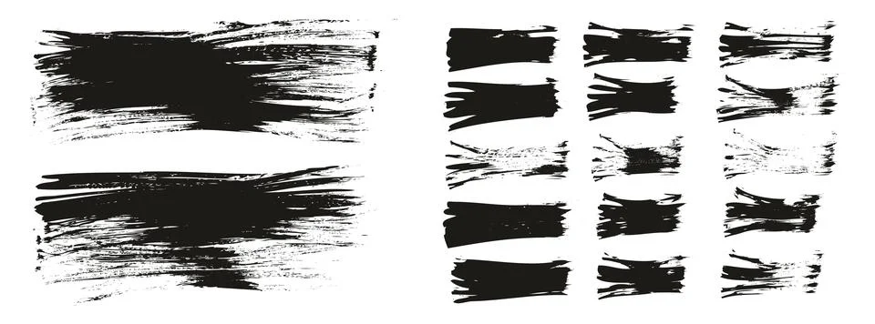 Flat Fan Brush Thin Long Background &amp; Straight Lines Mix High Detail Abstract Stockillustratie