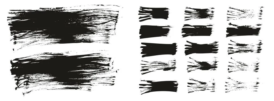 Flat Fan Brush Thin Long Background &amp; Straight Lines Mix High Detail Abstract Stock Illustration