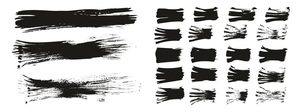 Flat Fan Brush Thin Long Background &amp; Straight Lines Mix High Detail Abstract 库存插图