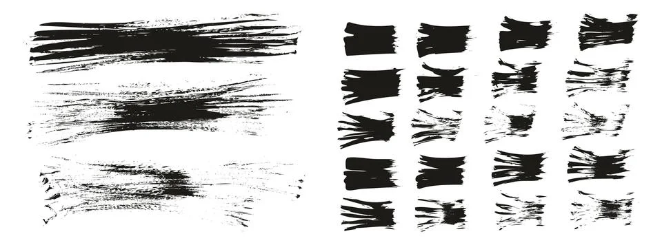 Flat Fan Brush Thin Long Background &amp; Straight Lines Mix High Detail Abstract Stockillustratie