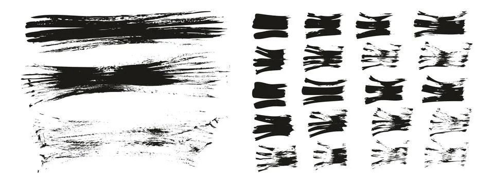 Flat Fan Brush Thin Long Background &amp; Straight Lines Mix High Detail Abstract Stock Illustration