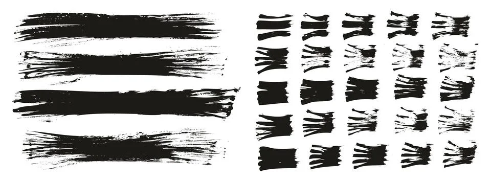 Flat Fan Brush Thin Long Background &amp; Straight Lines Mix High Detail Abstract イラスト素材