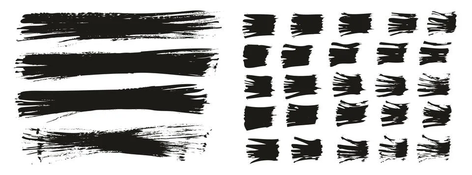 Flat Fan Brush Thin Long Background &amp; Straight Lines Mix High Detail Abstract Stockillustratie