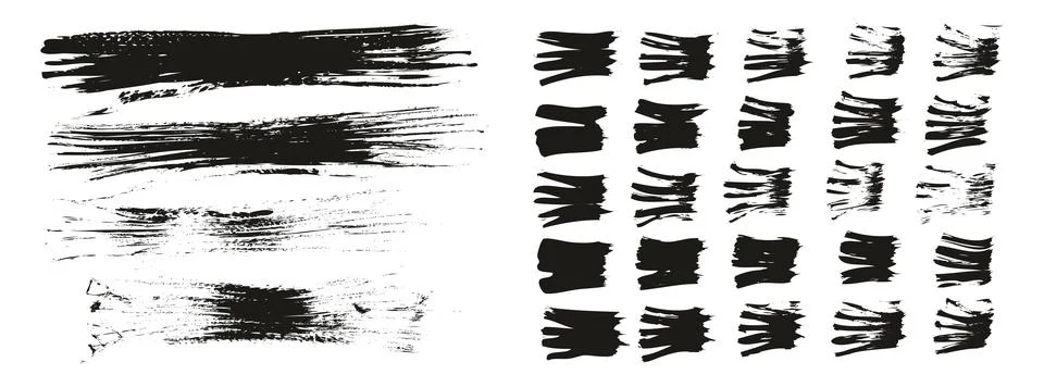 Flat Fan Brush Thin Long Background &amp; Straight Lines Mix High Detail Abstract 库存插图
