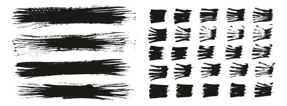 Flat Fan Brush Thin Long Background &amp; Straight Lines Mix High Detail Abstract 库存插图