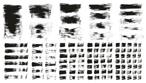 Flat Fan Brush Thin Long Background &amp; Straight Lines Mix High Detail Abstract Stock Illustration