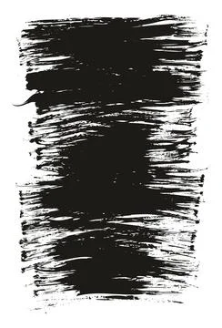 Flat Fan Brush Thin Long Background High Detail Abstract Vector Background Set Illustrazione stock