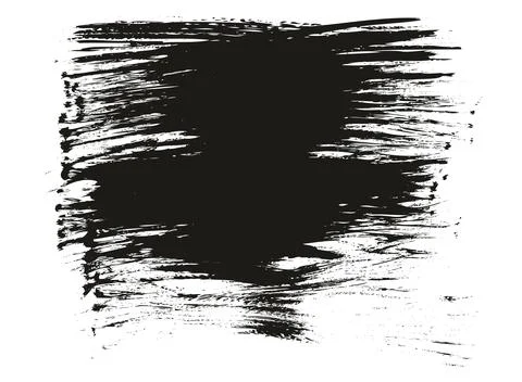 Flat Fan Brush Thin Long Background High Detail Abstract Vector Background Set Stock Illustration