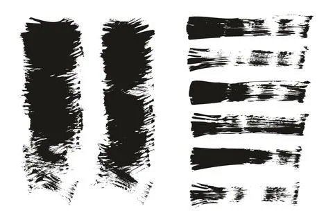 Flat Fan Brush Thin Short Background &amp; Straight Lines Mix High Detail Abstract Stockillustratie