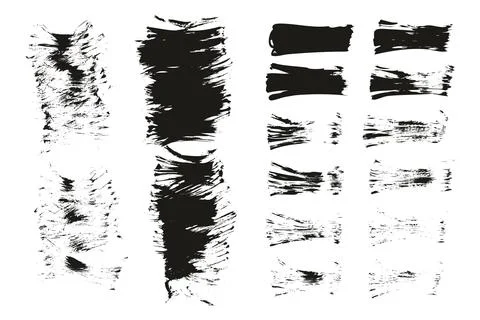 Flat Fan Brush Thin Short Background &amp; Straight Lines Mix High Detail Abstract イラスト素材