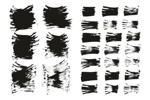 Flat Fan Brush Thin Short Background &amp; Straight Lines Mix High Detail Abstract イラスト素材