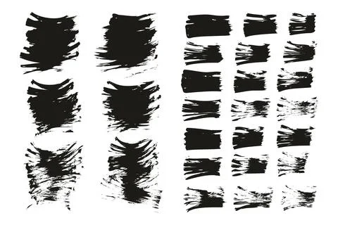 Flat Fan Brush Thin Short Background &amp; Straight Lines Mix High Detail Abstract Stockillustratie