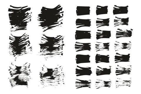 Flat Fan Brush Thin Short Background &amp; Straight Lines Mix High Detail Abstract 스톡 일러스트
