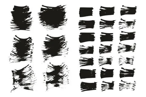 Flat Fan Brush Thin Short Background &amp; Straight Lines Mix High Detail Abstract Stockillustratie
