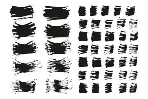 Flat Fan Brush Thin Short Background &amp; Straight Lines Mix High Detail Abstract 스톡 일러스트