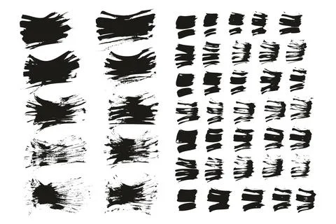 Flat Fan Brush Thin Short Background &amp; Straight Lines Mix High Detail Abstract Stockillustratie