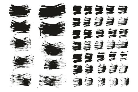 Flat Fan Brush Thin Short Background &amp; Straight Lines Mix High Detail Abstract Stockillustratie
