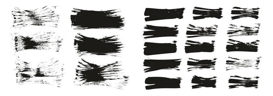 Flat Fan Brush Thin Short Background &amp; Straight Lines Mix High Detail Abstract 스톡 일러스트