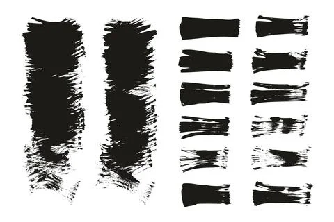 Flat Fan Brush Thin Short Background &amp; Straight Lines Mix High Detail Abstract イラスト素材